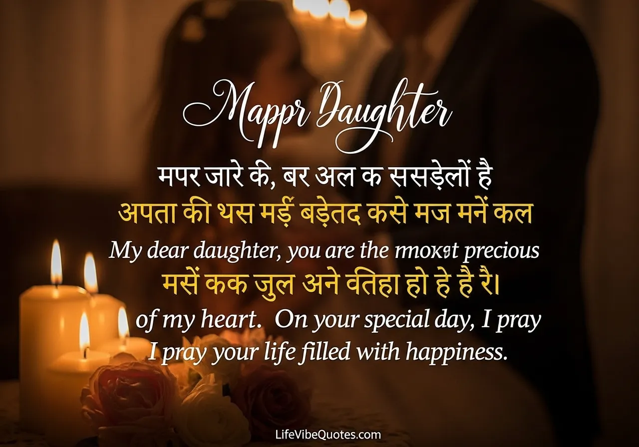 Birthday Wishes for Daughter (From Papa)