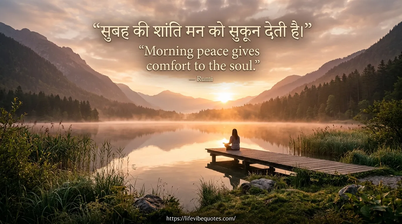 Good morning quotes in Hindi