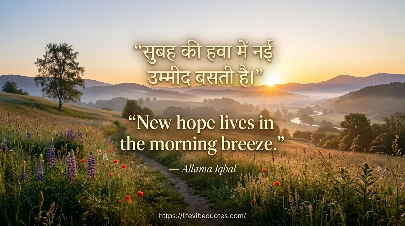 Good morning quotes in Hindi
