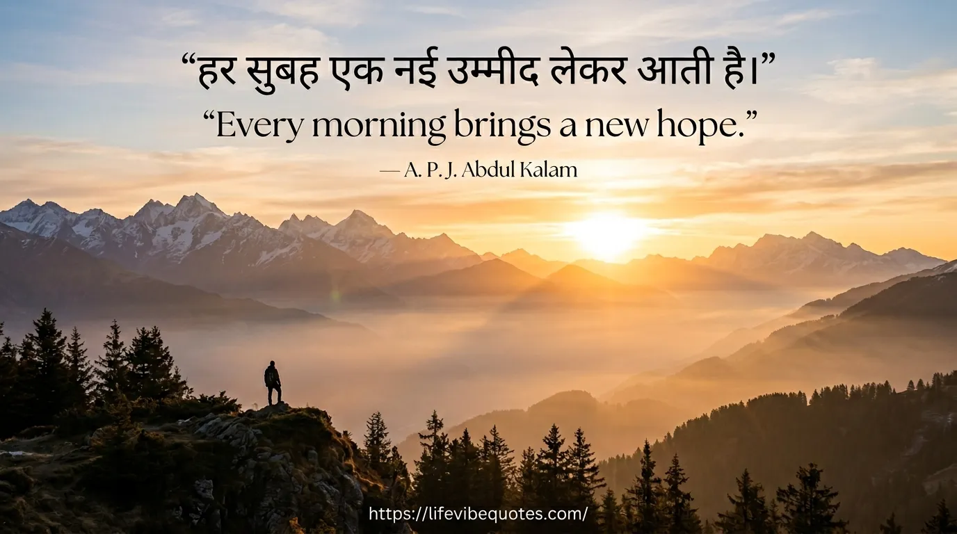 good morning quotes in hindi