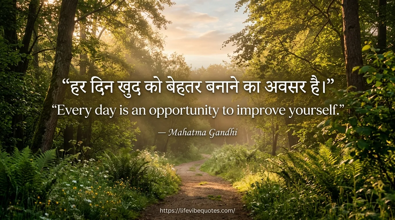 Good morning quotes in Hindi
