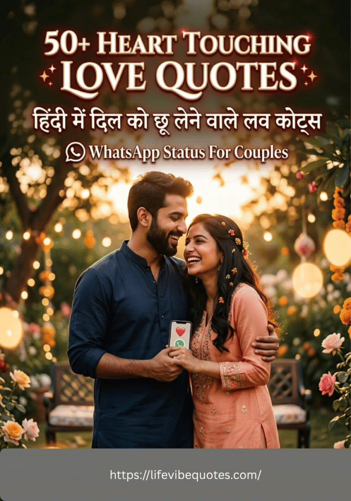 Heart Touching Love Quotes in Hindi for WhatsApp