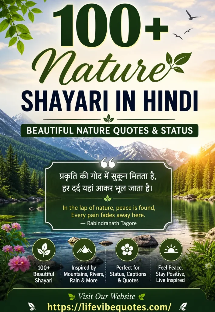 Nature Shayari in Hindi